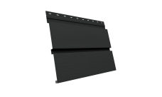 Квадро Брус 3D Grand Line 0,5 Rooftop Бархат с пленкой RAL 7016 антрацитово-серый