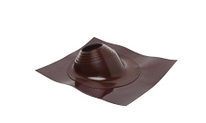 Проходной элемент MF угловой №3.1 (280-460мм) +185 EPDM (металлический окрашенный фланец) коричневый