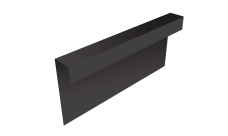 Планка соединительная для фиброцементного сайдинга Клик RAL 9003 (3м)