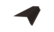 Планка капельник 100х55 0,5 Velur X RR 32 темно-коричневый (2м)