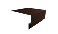 Планка околооконная сложная Экобрус Grand Line 250х75х25 0,45 Print Premium Antique Wood TwinColor (2м)