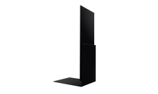 Планка приемная оконная Grand Line 0,45 Drap ТХ двухсторонний RAL 9005 черный (2м)