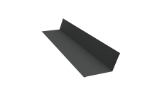 Планка примыкания 90х140 0,45 PE-Double с пленкой RAL 7016 антрацитово-серый (2м)
