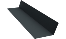 Планка примыкания 90х140 Grand Line 0,45 PE-Double с пленкой RAL 7016 антрацитово-серый (2м)