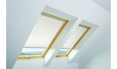 Штора плиссированная FAKRO APS-651 (группа 1) 94х118 белый