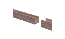 Соединитель профиля для КР Ш50/В50 White Wood Al 0,4