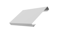 Ламель лицевая 150 забора жалюзи Техас Grand Line 0,45 ПЭ RAL 9003 сигнальный белый