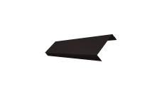 Ламель обратная 100 забора жалюзи Texas 0,45 PE-Double RAL 9005 черный