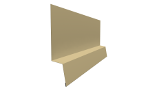 Планка начальная фальц 0,45 PE с пленкой RAL 1014 слоновая кость (2м)