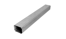 Труба гофрированная Vortex Lite 76х102х1000мм Zn