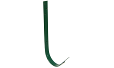 Крюк длинный Grand Line PU 125 мм RAL 6005 зеленый мох