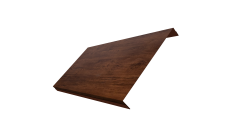 Ламель обратная 200 забора жалюзи Texas 0,45 Print Elite Cherry Wood TwinColor