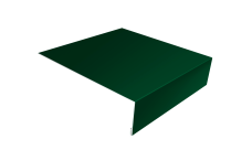 Планка лобовая/околооконная простая 190х50 0,45 PE lite с пленкой RAL 6005 зеленый мох (2м)