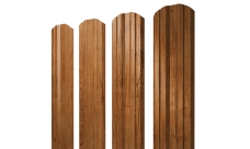 Штакетник Twin фигурный 0,45 Print-Double Elite Golden Wood