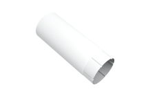 Труба круглая Vortex Project 146мм 2 м RAL 9003 сигнальный белый