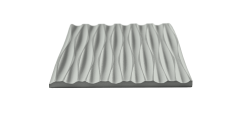 Фиброцементная панель Бетэко Дюна 1220х2440х10мм RAL 9018