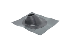 Проходной элемент MF угловой №2 (180-280мм) +240 силиконовый (металлический окрашенный фланец) серый