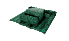 Вентилятор кровельный для композитной черепицы Metrotile RV75 MetroShake 2 зеленый