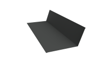 Планка примыкания 150х250 Grand Line 0,45 Drap ТХ RAL 7016 антрацитово-серый (3м)