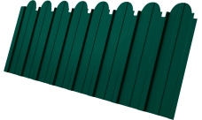 Профнастил C10A фигурный Grand Line 0,45 PE-Double RAL 6005 зеленый мох