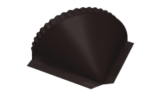 Заглушка малая конусная Grand Line 0,45 Drap TX RAL 9005 черный