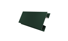 Планка H-образная стыковочная сложная Grand Line 0,45 Drap TX RAL 6005 зеленый мох (2м)