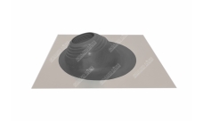 Проходной элемент MF угловой №2 (180-280мм) +185 EPDM (металлический неокрашенный фланец) серый