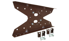 Кронштейн мостика переходного на фальц Grand Line RAL 8017