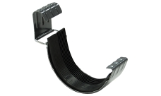 Соединитель желоба Grand Line PU 125 мм RAL 7024 мокрый асфальт