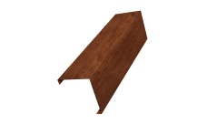 Декоративная накладка на столб универсальная угловая 62х55 для забора жалюзи 0,45 Print Elite Rowan TwinColor (1,8м)