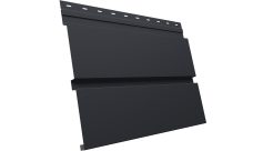 Квадро Брус в01 Grand Line 0,5 Сатин матовый с пленкой RAL 7024 мокрый асфальт