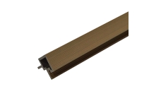 Угловой профиль CM Wall 4000х56х49мм цвет teak (тик)