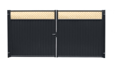 Ворота Estet Plus 2,4х3,6 RAL 7024/1014