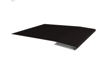 Планка начальная 0,5 PurLite Matt RAL 9005 черный (2м)