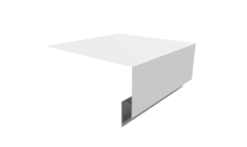 Планка околооконная сложная Блок-Хаус new Grand Line 250х75х27 0,45 PE с пленкой RAL 9003 сигнальный белый (2м)