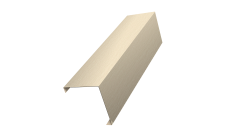 Декоративная накладка на столб универсальная угловая 60х60 для забора жалюзи 0,45 Print Elite Milky Wood TwinColor (3м)