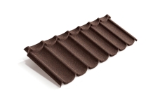 Лист композитной черепицы Metrotile Mistral кофе