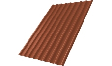 Профнастил С20R Grand Line 0,5 Сатин матовый RAL 8004 терракота