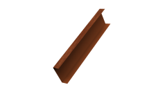 Декоративная накладка на столб универсальная 60х60 для забора жалюзи 0,45 Print Premium Rowan Wood Intense FTC (2м)