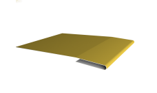 Планка начальная Grand Line 0,45 PE с пленкой RAL 1018 цинково-желтый (2м)