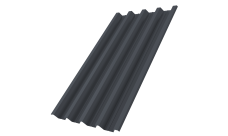 Профнастил Н60R v01 0,5 Rooftop Бархат RAL 7024 мокрый асфальт