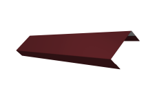 Ламель обратная 50 забора жалюзи Техас Grand Line 0,45 ПЭ RAL 3005 красное вино