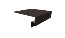 Планка околооконная сложная Блок-Хаус new Grand Line 200х50х27 0,5 Satin Matt RR 32 темно-коричневый (2м)