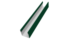 Стойка для забора жалюзи Milan Slim Grand Line 0,7 PE RAL 6005 зеленый мох (1,8м)