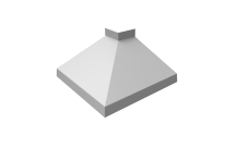 Угол отлива внешний 100 0,45 Drap с пленкой RAL 9003 сигнальный белый