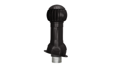 Комплект вентиляции Gervent для фальцевой кровли и гибкой черепицы изолированный 125/160мм темно-коричневый