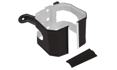 Кронштейн трубы на дерево прямоугольный Vortex Matt RR 32