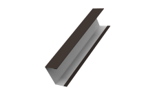 Крышка жалюзи Milan, Tokyo (для калиток, ворот) 0,5 Satin Matt TX RR 32 темно-коричневый (2м)