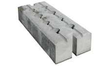 Основание бетонное с отверстиями для труб 38 мм и 51 мм