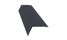 Планка карнизная 100х65 Grand Line 0,45 Drap TR lite RAL 7024 мокрый асфальт (2м)